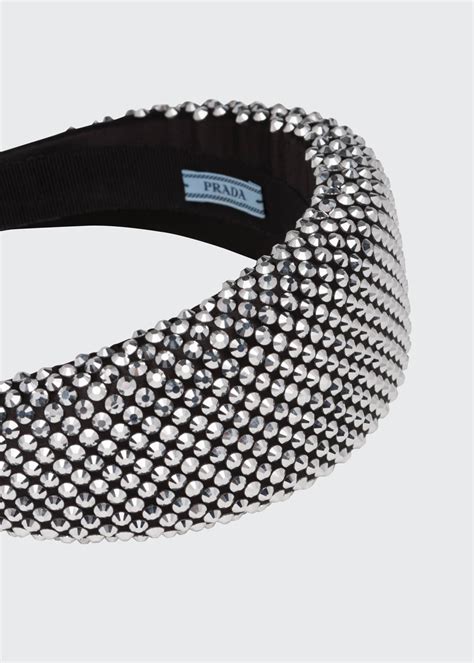 prada headband crystal